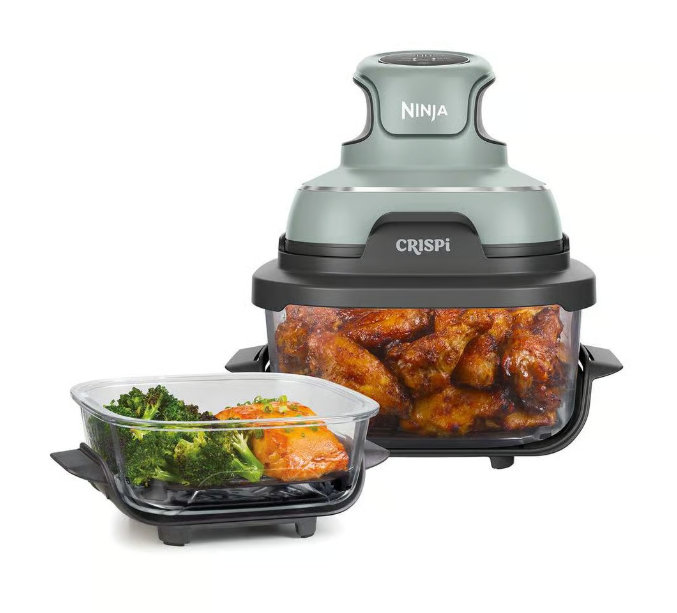 Air Fryer Ninja Crispi - Friteuse sans huile en verre modulable 4-en-1 1700W (Occasion Très Bon)