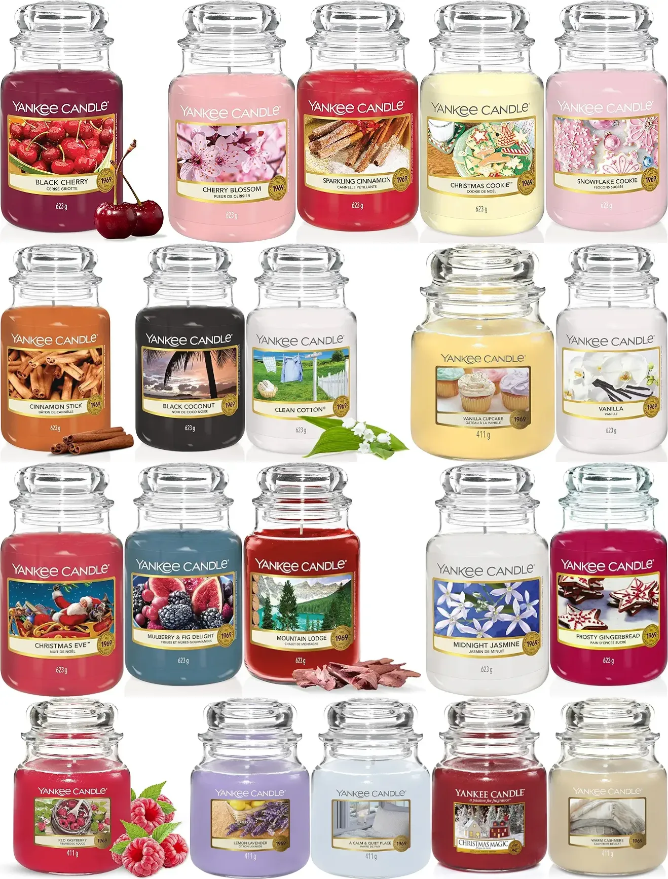 Bougie jarre parfumée grande taille Yankee Candle