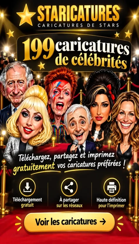 Staricatures - caricatures de célébrités